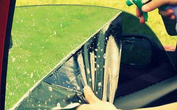 Тонируем стекло автомобиля – пошаговая инструкция