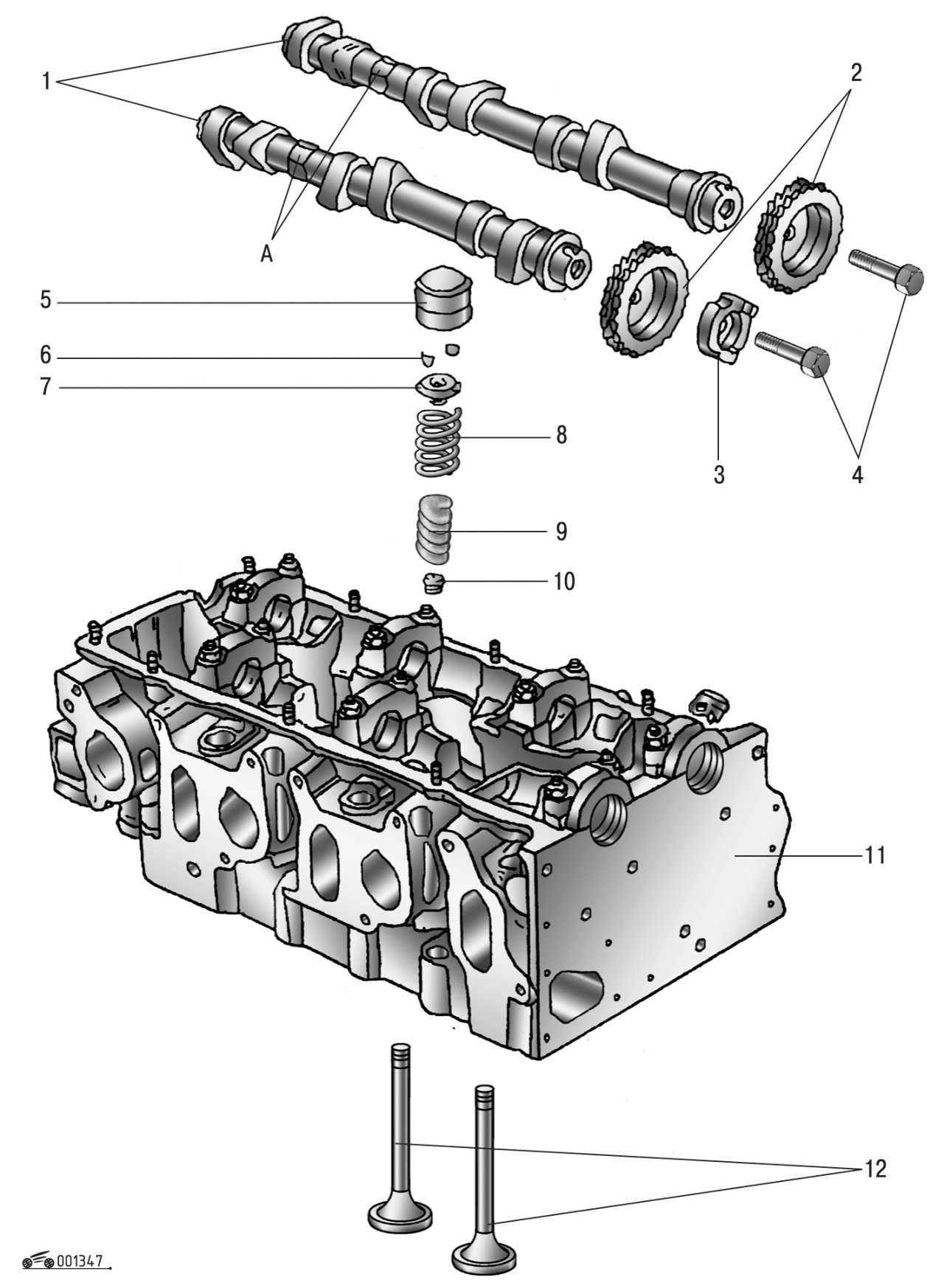 Головка блока цилиндров гбц, конструкция устройства и назначение работы в двигателе двс, схема составных частей