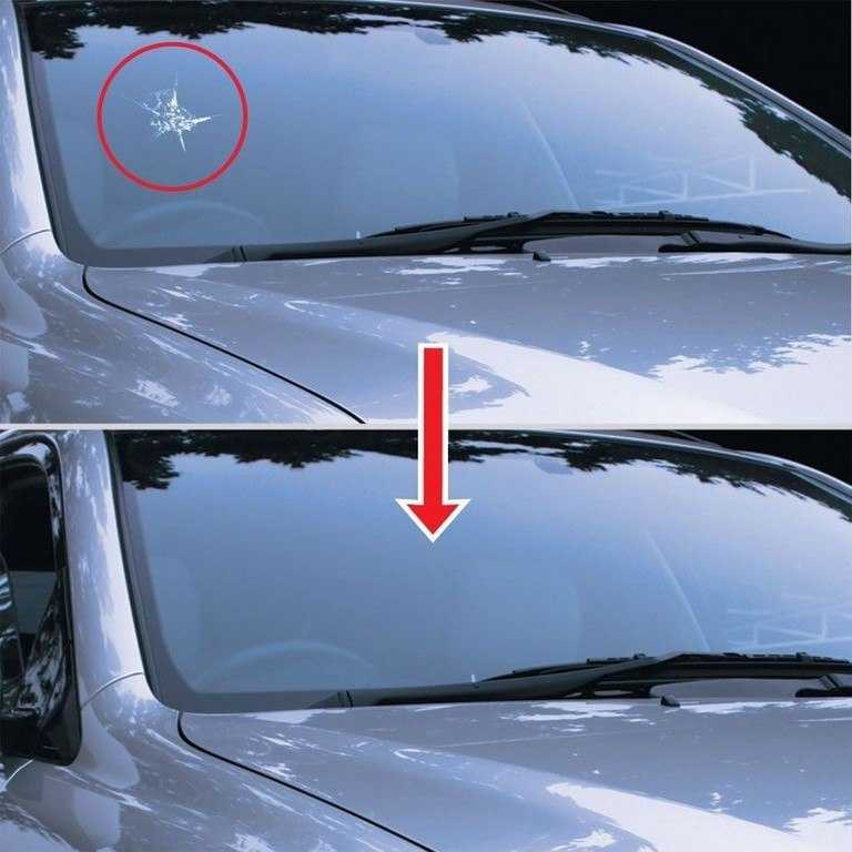 Как остановить трещину на лобовом стекле — все об авто