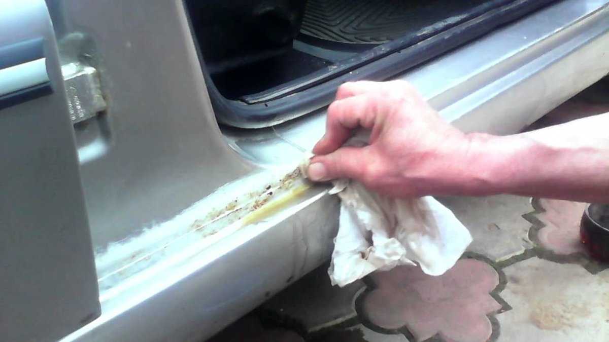 Как убрать рыжики с кузова автомобиля своими руками? простой пошаговый способ