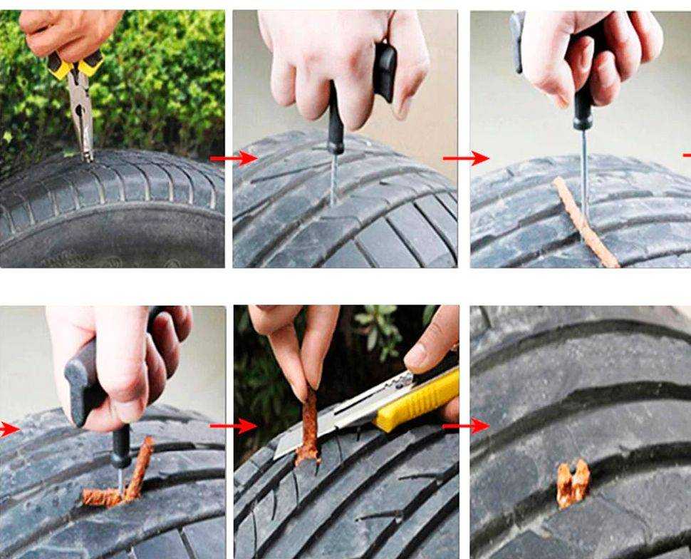 Как отремонтировать шину своими руками