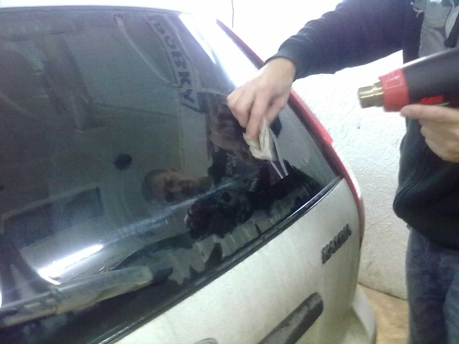 Как затонировать заднее стекло приора хэтчбек. тонировка задних и передних боковых стекол в автомобиле