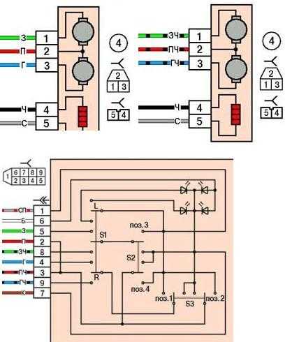 Схема электропроводки стеклоподъемников нива шевроле