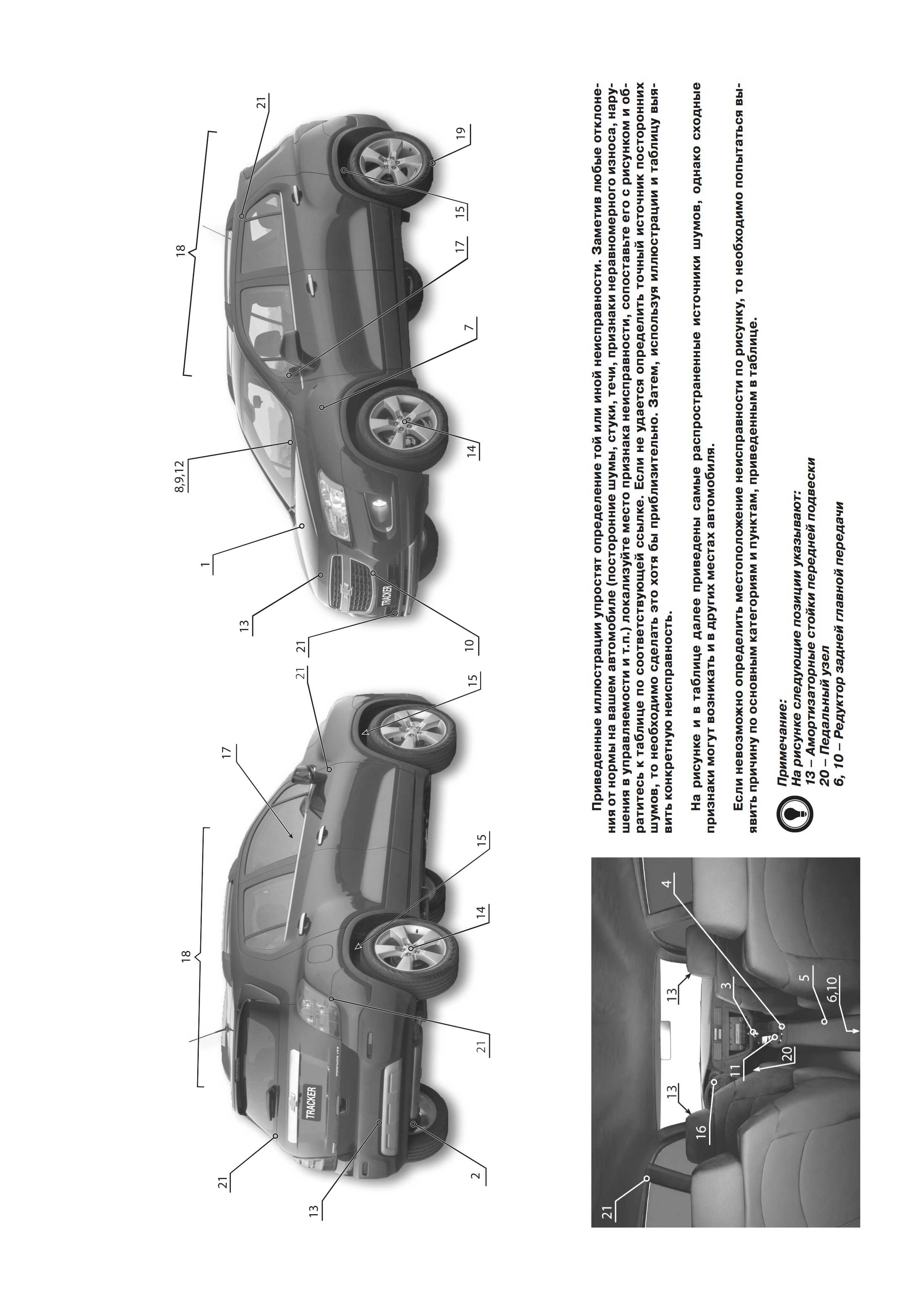 Ремонт двигателя chevrolet tracker с 2013 года, инструкция онлайн